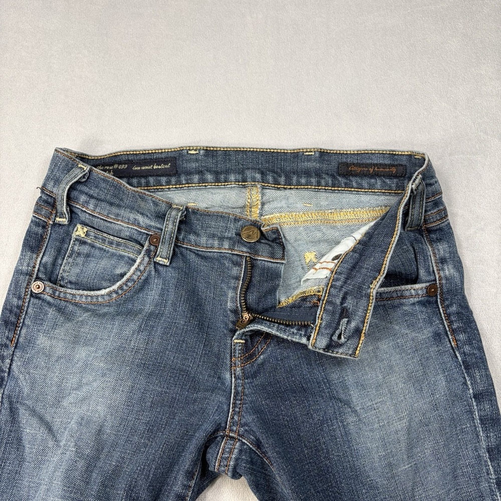 Citizens Of Humanity The Rose # 099 Low Waist Bootcut Jeans Women's Size 25 Blue - Picture 5 of 15